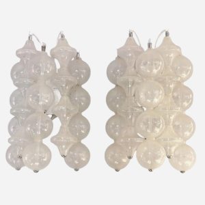 Pair of Wall Lights Tulipan by J.T. Kalmar - Austria 1960